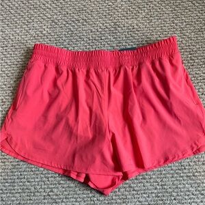 tek gear Coral Pink Elastic-Waist Athletic Shorts